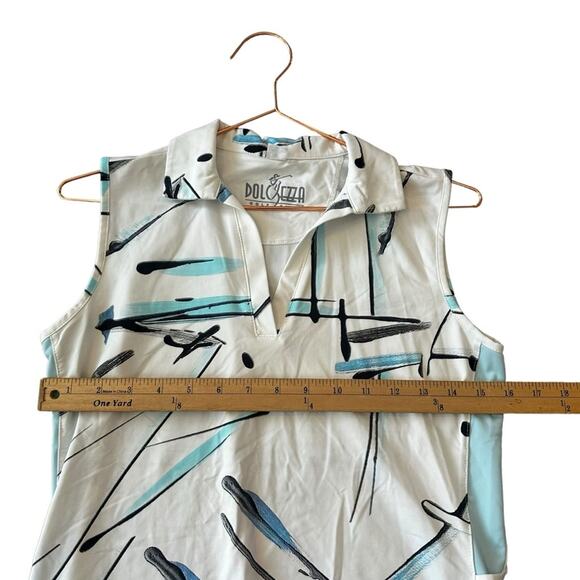 Dolcezza golf club sleeveless collared shirt size small - Picture 6 of 8